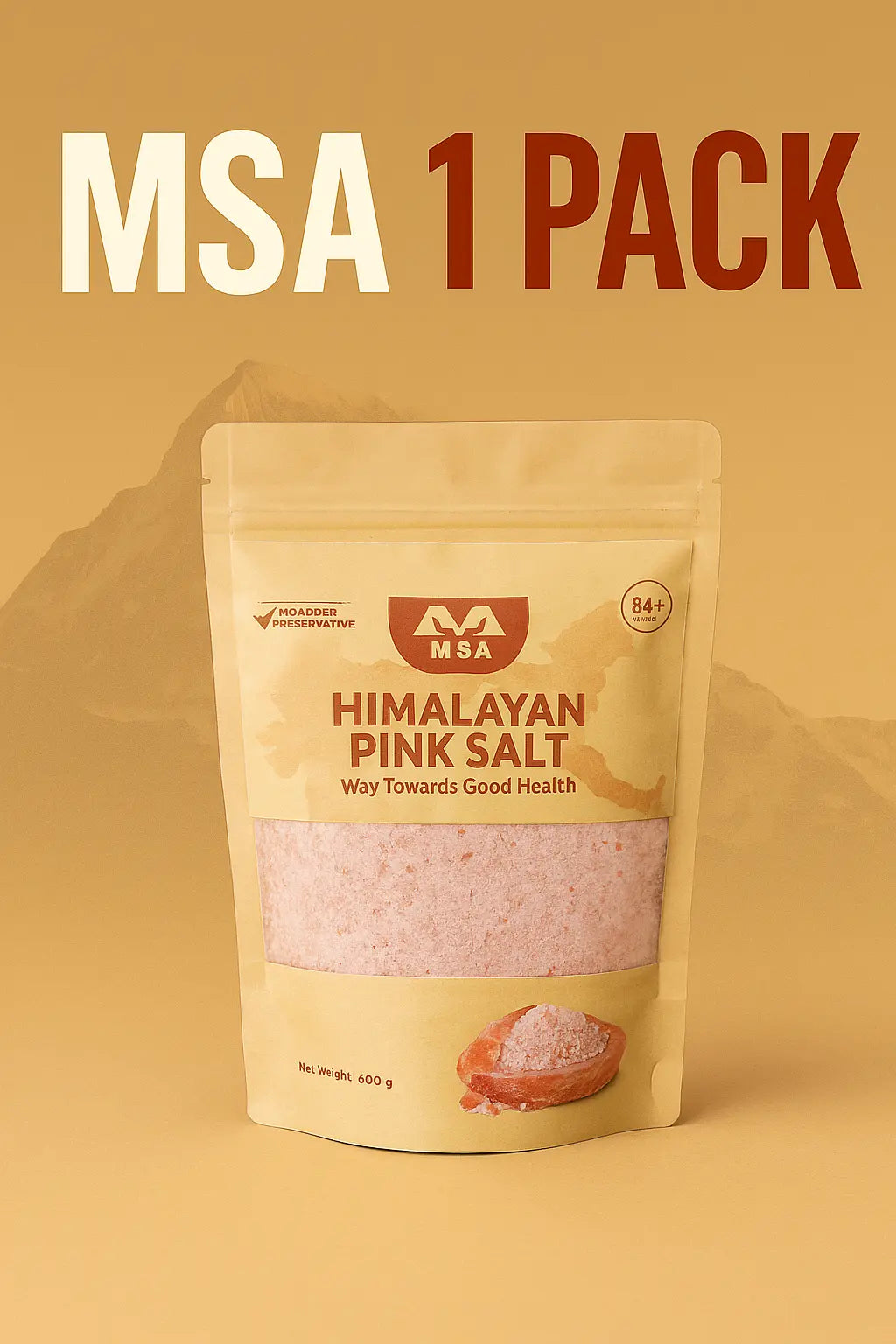 100% Natural Fine Himalayan Pink Salt – Rich in Minerals - msaestore.com