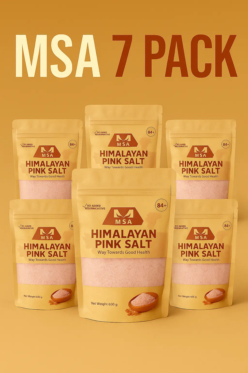 MSA Himalayan Pink Salt – Pack of 7 for Daily Health & Natural Balance - msaestore.com