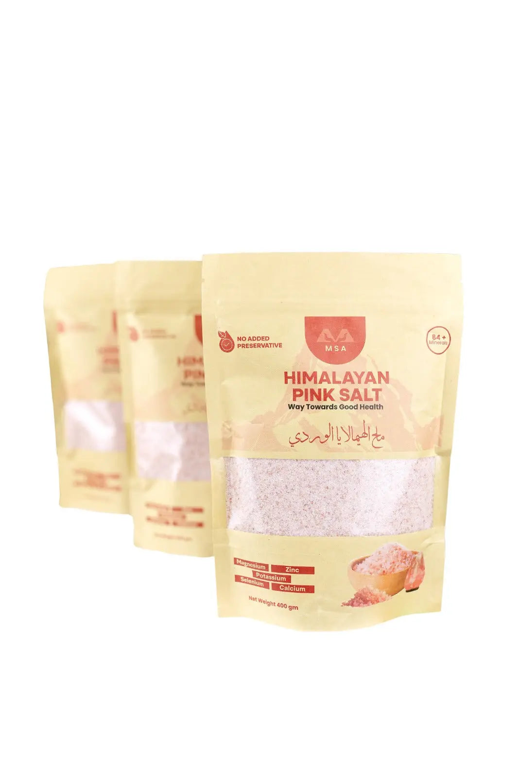 Pack of 3 Himalayan Pink Salt Chunks – Perfect for Cooking & Detox - msaestore.com