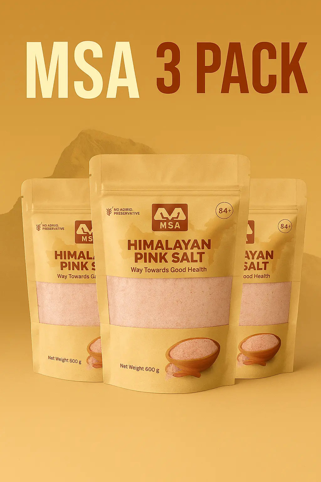 Pack of 3 Himalayan Pink Salt Chunks – Perfect for Cooking & Detox - msaestore.com