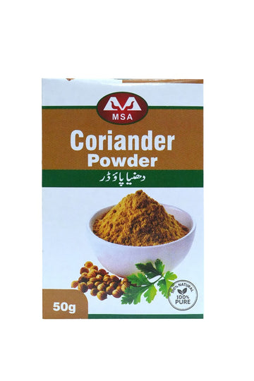 MSA Coriander (Dhania) Powder β 50g (Pack of 1)