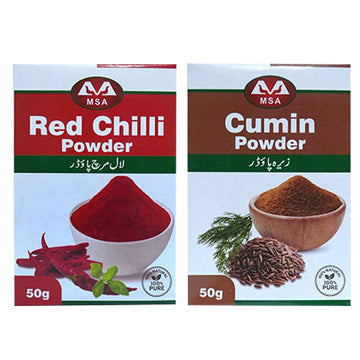 Red Chilli Powder & Cumin Powder 100g