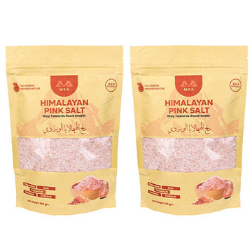 MSA Coarse Himalayan Pink Salt (2-Pack) – Premium Natural Salt for Daily Wellness