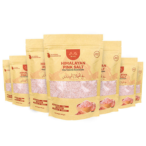 MSA Himalayan Pink Salt (7-Pack) – Daily Health, Natural Balance & Family Pack
