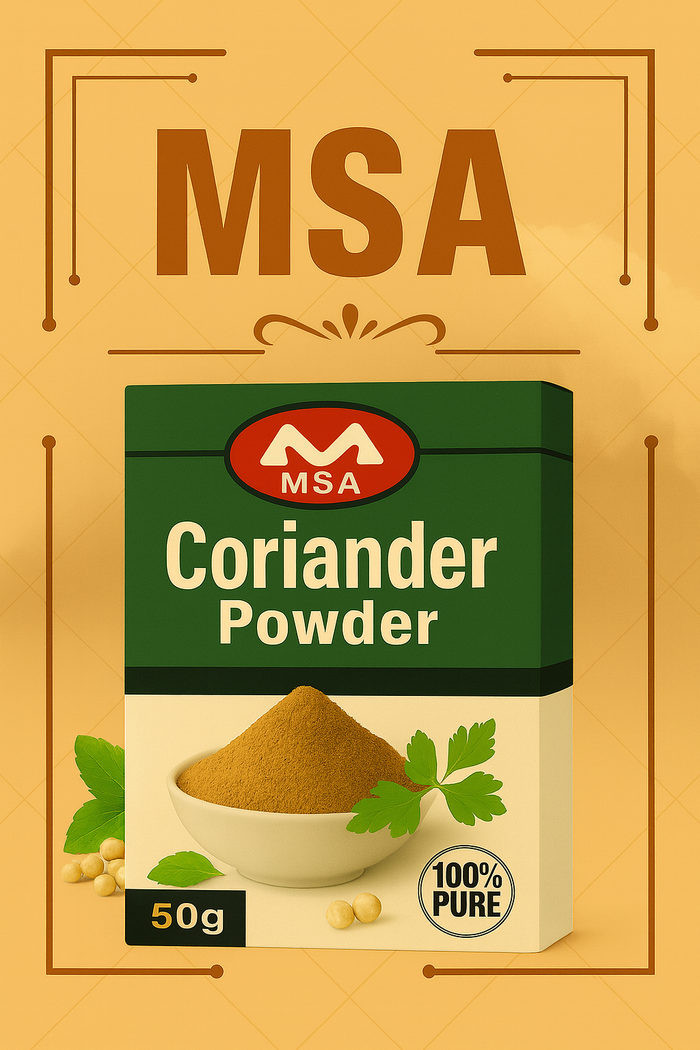 MSA Coriander (Dhania) Powder – 50g (Pack of 1)