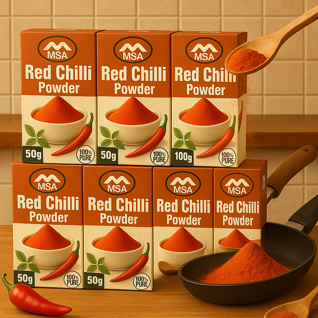 MSA Red Chilli Powder – Pack of 10 (500g)