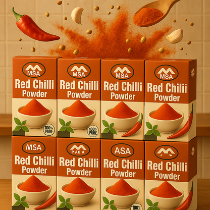 MSA Red Chilli Powder – Pack of 10 (500g)