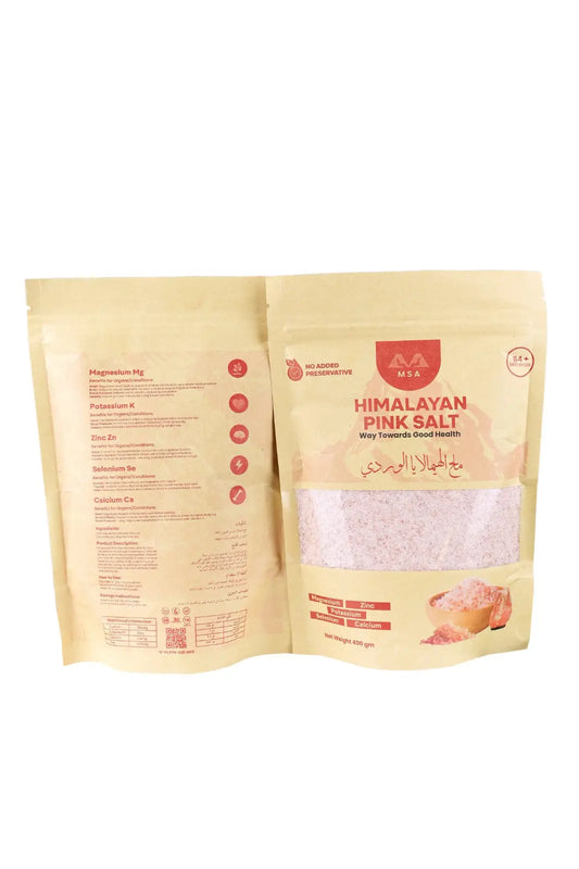 Premium Coarse Himalayan Pink Salt – Pack of 2 for Maximum Freshness - msaestore.com