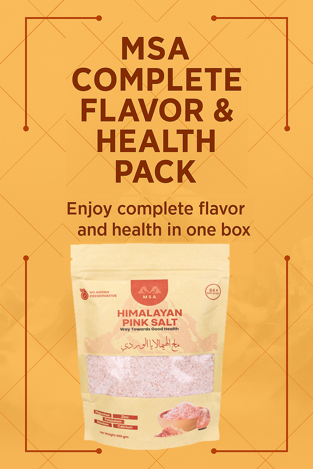 MSA Complete Flavor & Health Pack (MSA FP003)