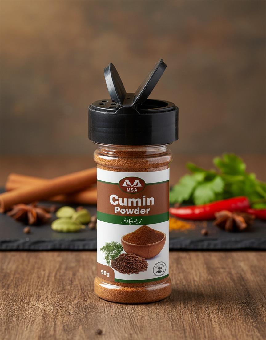 Cumin (Zeera) Powder – 100g × 2 (Food Grade Jars)